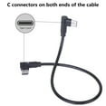 thumbnail image 6 of USB C to USB C Type C Cable 40W Fast Charging Right Angled Data Cord 90 Degree, 6 of 8