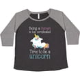 thumbnail image 3 of Inktastic Time to Be a Unicorn Women's Plus Size T-Shirt, 3 of 5