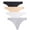 Basic Solid, variant on BadPiggies Women's Seamless Thong Panties Breathable No Show Underwear Invisible Hipster Thongs 4 Pack S-XL