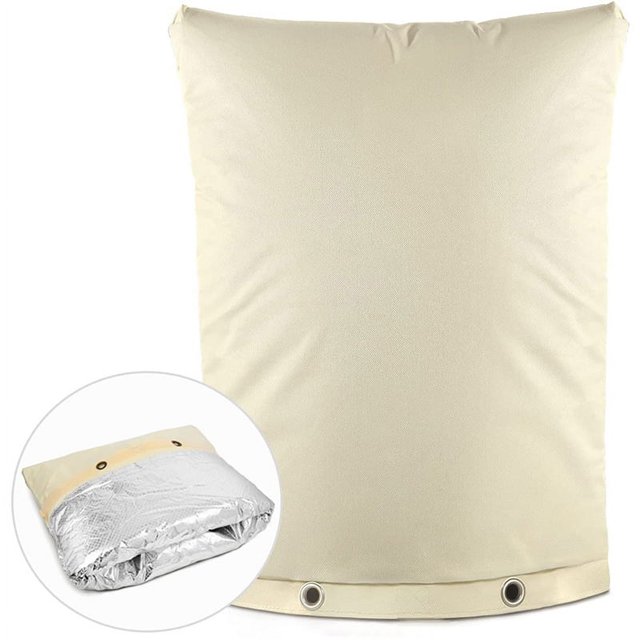 Grifo anticongelante de invierno cubierta de protección anticongelante válvula de retorno funda anticongelante bolsa anticongelante aislamiento de tubería funda aislante 43*52cm