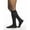 Black, variant on Sigvaris Style 821 Men's Microfiber 15-20 Knee High Compression Socks Tan-Khaki SS Short