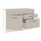 thumbnail image 4 of Mueble de Cocina MADESA Agata 1 Puerta 2 Cajones Blanco/Crema, 4 of 5