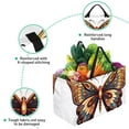 thumbnail image 3 of Butterfly Large Capacity Reusable Foldable Oxford Cloth Grocery Baskets - Multipurpose Storage Basket and Decorative Box, 3 of 7