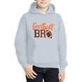 thumbnail image 2 of LIIPEE Boys Sweatshirts Casual Toddler Long Sleeve Rugby Football Letter Printed Hoodie Warm Hooded Pullover Tops Kids Comfortable Soft Breathable Daily Tops,GY2,9-10 Years, 2 of 4