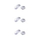 thumbnail image 4 of Advancent Pack of 50 Aluminum Foil Egg Fondant Molds Baking Cake Birthday Mold Pastry Mould Single-use Pudding for Kitchen Party Type1 NO1 Advancent CBP103198, 4 of 6