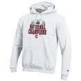 thumbnail image 2 of Men's Champion  White Cornell Big Red 2025 NCAA Men's Lacrosse National Champions Eco Powerblend Pullover Hoodie, 2 of 3