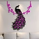 thumbnail image 1 of Xihbxyly Adhesivo de Pared de Pavo Real, Diseño de Cristal Acrílico Diy, Patrón de Flores 3D, Reutilizable y Extraíble, Decoración para El Hogar, Sala de Estar, Dormitorio, Baño, Oficina, 50 X 60 Cm., 1 of 1