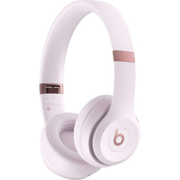 Restored Beats Solo 4 Wireless On-Ear Headphones Cloud Pink (Refurbished)