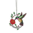 thumbnail image 2 of Decoración de pared con pájaros multicolor acrílicos, colibrí para colgar en ventanas o puertas exteriores C, 2 of 9