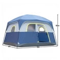 thumbnail image 4 of Hassch 6 Person Tent for Camping, Waterproof Easy Setup Tent with Carrying Bag, Portable Family Tent for Outdoor Hiking, Blue & Yellow, 4 of 10