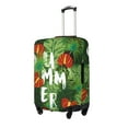 thumbnail image 2 of Daiia Palm Leaves And Tropical Flowers Luggage Cover, Thickened Washable Travel Luggage Covers, Elastic Unique Baggage Covers for 18-20 inch Luggage-Large, 2 of 9