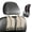 B, variant on Car Headrest Hooks, Suede and Metal, 2-Pack, Anti-Drop Lock, for Bags and Purses