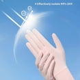 thumbnail image 3 of 1 Pair Unisex Anti-Slip Palm UV Protection Breathable Ice Silk Gloves Outdoor Cycling Driving Gloves, 3 of 5