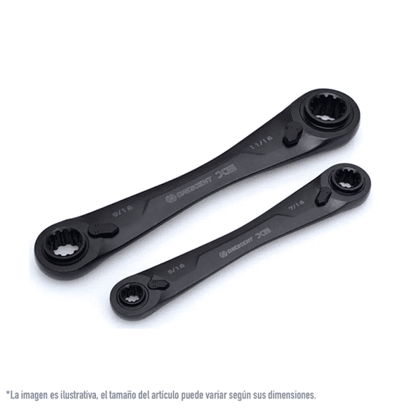 Llaves 4 En 1 Doble Crescent 2Pz. Cx6Dbs2