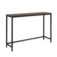 thumbnail image 3 of Sauder Curiod Sofa Table, Smoked Oak Finish, 3 of 9