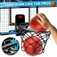 thumbnail image 5 of Basketball Hoop for Kids，Mini Basketball Hoop with Scoreboard, 4 Balls, Basketball Toy Gifts for Kids Boys Teens Blue, 5 of 6