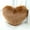 Coffee, variant on Heart Pillow Double-Sided Plush:Soft Heart Shaped Throw Pillows,Fluffy Pillows Love Pillow Gifts,Cute Pillows Decorations for Living Room Bedroom Office (Coffee, 13.7×17.7in)