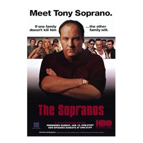 Pop Culture Graphics  Sopranos Movie Poster, 11 x 17