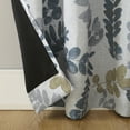 thumbnail image 4 of Sun Zero Alamea Botanical Print Theater Grade 100% Blackout Grommet Curtain Panel, 40"x84", Indigo, 4 of 8