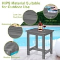 thumbnail image 4 of Mesa auxiliar exterior Y&M Adirondack impermeable 41x33x42 cm, 4 of 7