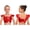 Red, variant on Kids Girls Shiny Sequin Crop Top Square Neck Flying Sleeves Hip Hop Jazz Dance Shirts Cropped Tank Tops White 6
