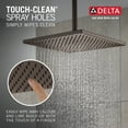 thumbnail image 4 of Delta Single Setting Metal Raincan Shower head 52159-RB25 Bronze, 4 of 4