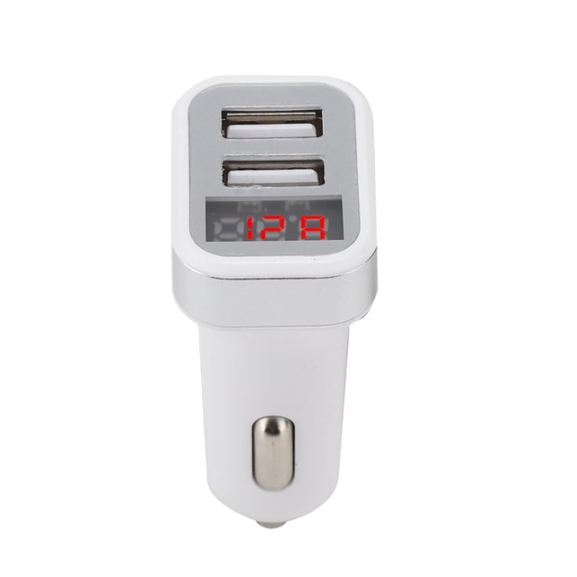 Cargador de coche Cargador de coche portátil Cargador de teléfono móvil para coche Cargador de tableCon cargador de tabletas de coche con Chip de gestión inteligente integrado, cargador de coche portá LHCER NONE