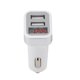 thumbnail image 1 of Mini Cargador de coche USB de 2 puertos Zhivalor plata blanca, 1 of 8