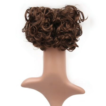 Elegant Beauty Hair Bun Chignon Two Plastic Comb Wave Curly