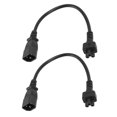 thumbnail image 2 of Cable De Alimentación ANGGREK C14 A C5 30 Cm 2 Piezas, 2 of 7