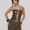 Army Green, variant on Faux Leather Lace-Up Strapless Corset Top in Army Green - 1 Pack