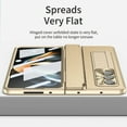 thumbnail image 5 of Feishell Rugged Case for Samsung Galaxy Z Fold3, Glossy Skin-Friendly Screen Protector Flim Cover with Kickstand Hinge Protection Compatible with MagSafe Wireless Charging Shockproof Case,Gold, 5 of 7