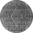thumbnail image 1 of Ahgly Company Indoor Round Persian Gray Traditional Area Rugs, 3' Round, 1 of 1