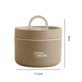 thumbnail image 4 of Boîte à Lunch Isolée Portable Ensemble de Conteneurs Empilables en Acier Inoxydable Sac à Lunch, 4 of 5