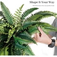 thumbnail image 4 of 45" Fake Ferns, Set of 2 Boston Fern Artificial Plants for Decorating Office, , Living Room Home Yards Farmhouse Decor, Green, 4 of 7