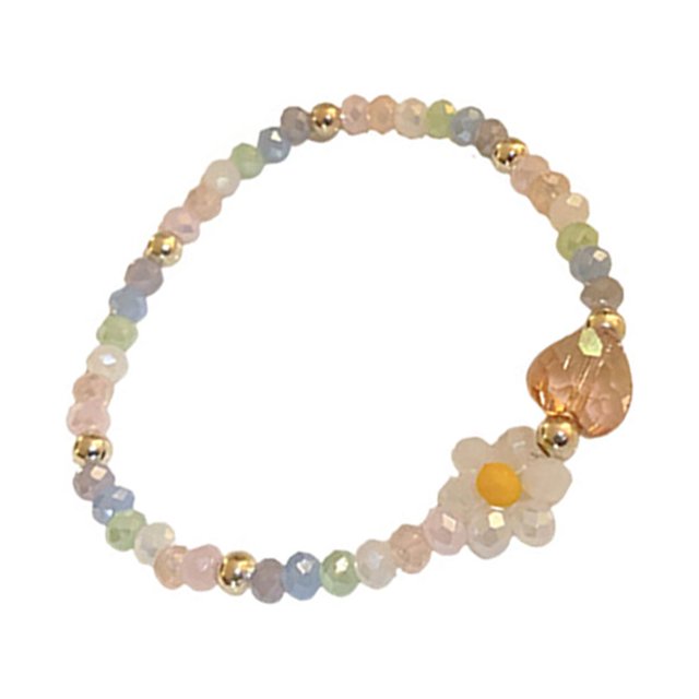 Jumpingount con cuentas de cristal, brazalete bonito, joyería nupcial para aniversario de bodas, cumpleaños, novias, adolescentes, regalo Ropa, zapatos y accesorios Miscelánea Azul púrpura