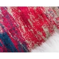 thumbnail image 2 of Unique Loom Lilly Jardin Rug Red/Beige 8' Round Abstract Modern Perfect For Dining Room Entryway Bed Room Kids Room, 2 of 6