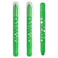 thumbnail image 1 of Uxcell Watercolor Gel Crayon, 3Pcs Washable Twist Crayons for Coloring Drawing Painting, Light Green, 1 of 7