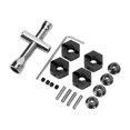 thumbnail image 3 of RC Roue Moyeu Hexagonal, 14mm Alliage d'Aluminium RC Roue Hexagonal Adaptateur de Remplacement pour Voiture 1/10 ARRMA Senton RC, 3 of 8