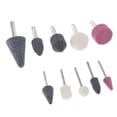 thumbnail image 1 of 10 Unids / Set Brocas de Cerámica para Uñas, Dispositivo de Repuesto de Cabezal de Manicura Eléctrico para Molino de Pulido de Pedicura Y Manicura ZP-1005 Macarena Kit de pulido de cabeza, 1 of 8