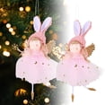 thumbnail image 1 of TIELUTT Rabbit Hanging Doll Pendant for Home Festival Stain Glass Window Panel Large Stained Glass Hanger Large Stain Glass Panel round Stained Glass Windows for the Home Garland Beaded, 1 of 6
