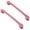 Pink, variant on HDJNal 2 Pcs Round Aluminum Alloy Furniture Cabinet knob, Pink Kitchen Cabinet Hardware Handle, Fashion & Durable, for Dresser Drawers, Cabinets, Cupboards, Wardrobes
