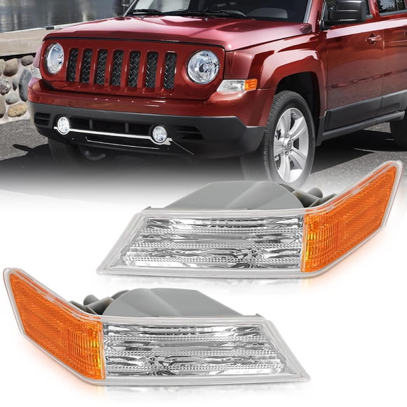 Luz indicadora de giro delantera Nilight Clear Amber para Jeep Patriot
