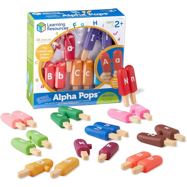 Recursos de aprendizaje Snacks inteligentes Pops Alpha Learning Resources