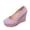 Purple, variant on DIVVce Wedges Heels For Women Round Toe Slip On With Platform Wedge Footwear For Casual And Dressy Daily Occasions