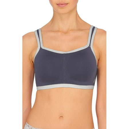 Natori ASH NAVY/LINEN Yogi Convertible Sports Bra, US 38H, UK 38FF