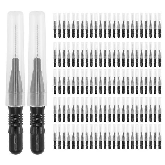 120Pcs Braces Flossers for Cleaner Interdental Brushes Between Teeth,Toothpick Dental Tooth Flossing with Soft Bristle