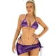thumbnail image 2 of Tankini de moda para mujer, traje de baño floral de tres piezas, bikini de color liso, trajes de baño de 3 piezas para mujer, trajes de baño tankini para mujer, trajes de baño para mujer, ropa de play, 2 of 9