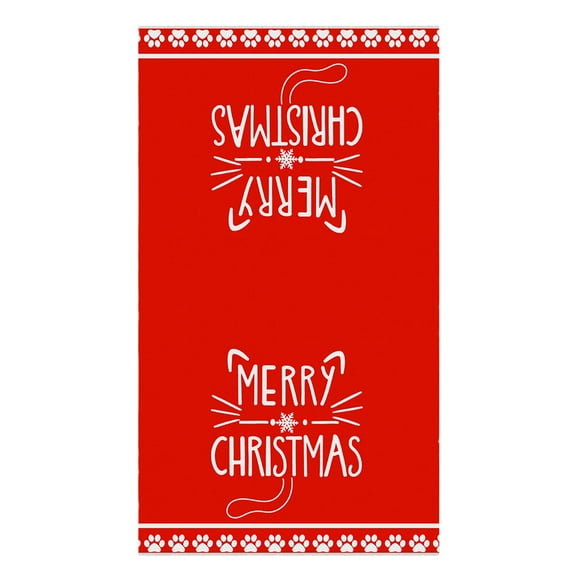 B Christmas Kitchen Towel 26X17.7 Inches Holiday Decorative Dishcloth Hand Towel Absorbent Soft Fabric For Christmas Decor Festive Kitchen Accessory 1 Piece