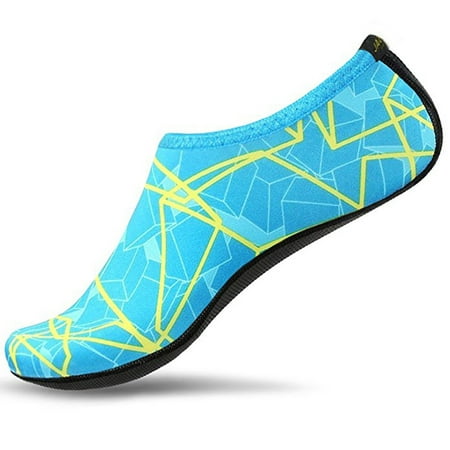 

JACKSHIBO Women Aqua Socks Quick-Dry Barefoot Skin Water Shoes for Men Beach Yoga Exercise